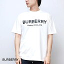 バーバリー BURBERRY LETCHFORD TAV Tシャツ 80260171 8026016 メンズ 半袖 ロゴプリント コットンTシャツ ホワイト ブラック カジュアル ブランド おしゃれ 白 黒 クルーネック XXS XS S M L XL