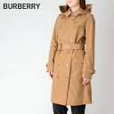 バーバリー バーバリー BURBERRY 8033521 コート レディース アウター トレンチコート ケンジントン デタッチャブルフード シェイプメモリータフタ スプリングコート KENSINGTON 春 秋冬 A1420 キャメルベージュ 4 6 8 10