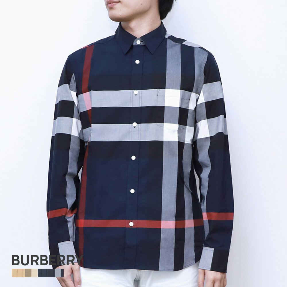 バーバリー BURBERRY WINDSOR シャツ メンズ トップス イギリス ワイシャツ ドレスシャツ カッターシャツ 長袖 チェック 8004829 8004827のサムネイル