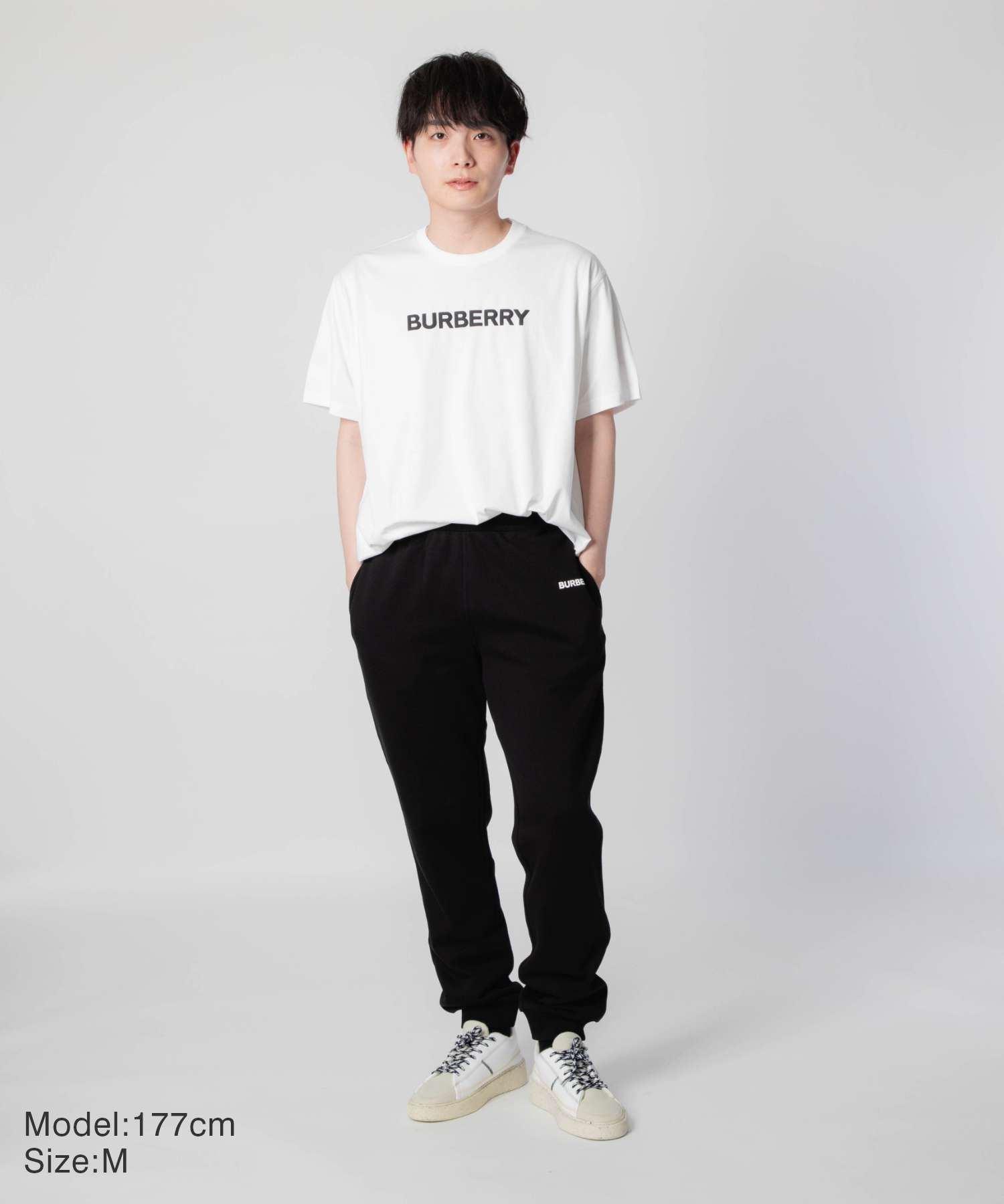 バーバリー BURBERRY 8055338 ロングパンツ メンズ ボトムス スウェット ロゴプリ...