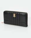 バーバリー 長財布 レディース バーバリー BURBERRY 8062340 長財布 LS LOLA ZIP WALLET QXC レディース 財布 キルティングレザー ローラ ラウンドジップウォレット ロゴ ロングウォレット モノグラム プレゼント ブランド おしゃれ ギフト お祝い 記念 ファッション ブラック×ライトゴールド