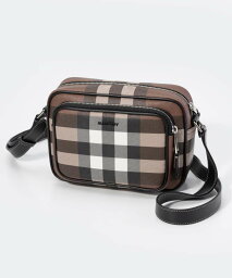 バーバリー BURBERRY 8049145 ボディバッグ ML PADDY GC9 メンズ バッグ パディバッグ クロスボディ ミニバッグ カジュアル チェック柄 レザー ロゴ ギフト プレゼント 誕生日 記念 アウトドア ダークバーチブラウン