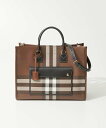 バーバリー BURBERRY 8069660 トートバッグ レディース バッグ フレヤ チェック ショルダー カジュアル 肩掛け 鞄 プレゼント お祝い 記念 お出かけ ギフト Medium FREYA TOTE ダークバーチブラウン