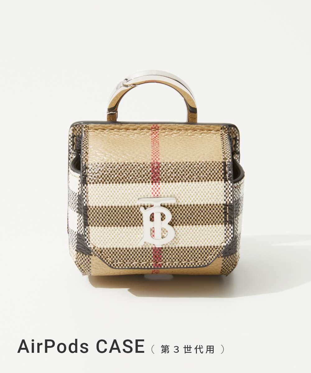 СХ꡼ BURBERRY 8065992 ۥ󥱡  ǥ AirPods Pro ۥݡ å ݥå ѥ TB᥿ ȥ٥ եåդ ץ쥼 ե ǰ A7026 ֥١