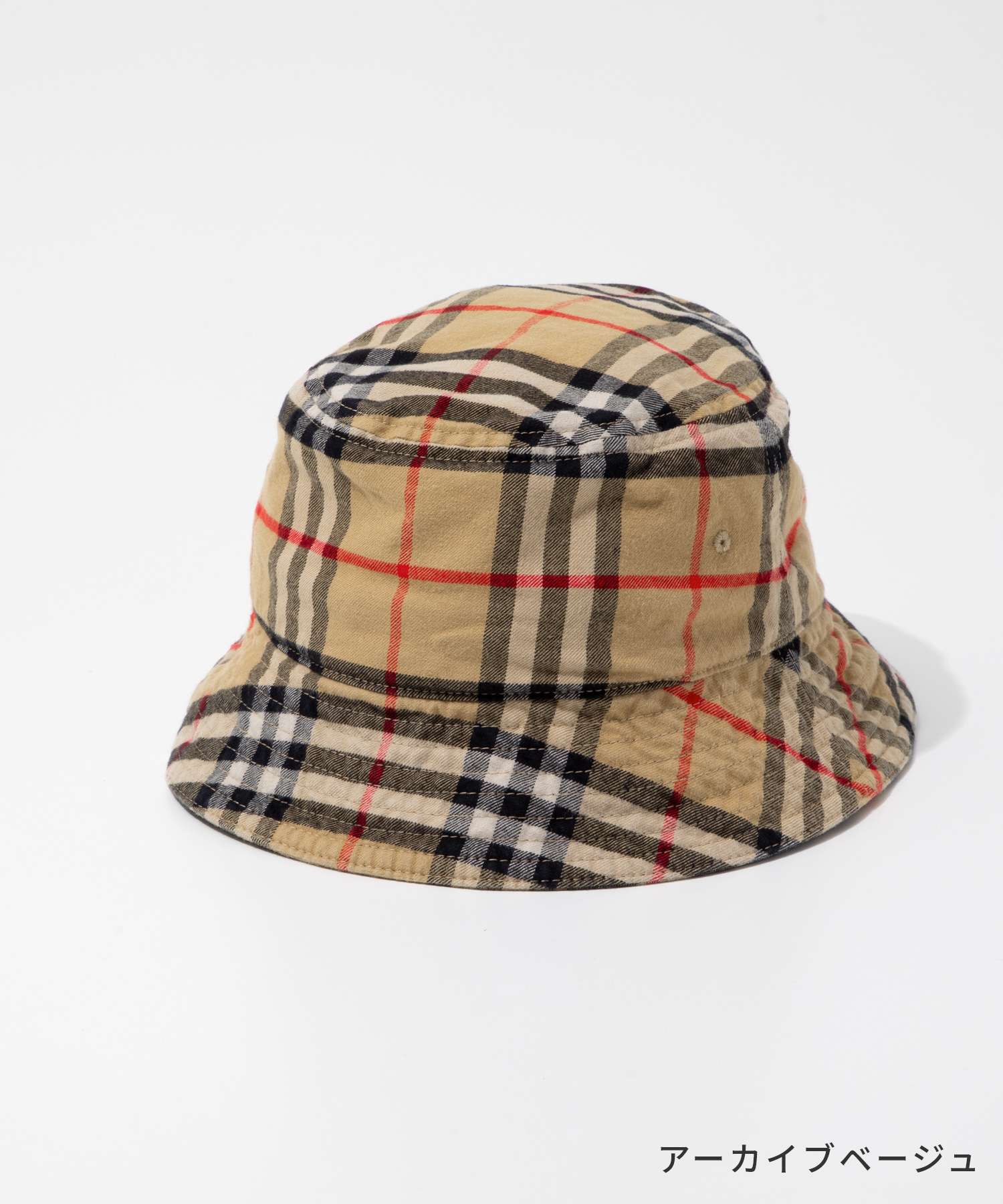 バーバリー BURBERRY 8075657 8075650 帽子 CLASSIC BUCKET レディース チェック ...