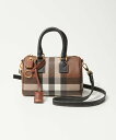 バーバリー BURBERRY 8069663 ショルダーバッグ LL MN BOWLING BAG GC9 レディース バッグ ミニボウリングバッグ チェック カジュアル 鞄 プレゼント お祝い 記念 お出かけ ギフト ダークバーチブラウン