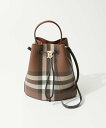 バーバリー BURBERRY 8069655 ショルダーバッグ LL SM DRAWSTRING BUCKET GC9 レディース バッグ スモール ドローストリング バケットバッグ TBロゴ ジャイアントチェック カジュアル 斜め掛け 鞄 プレゼント お祝い 記念 お出かけ ギフト ダークバーチブラウン