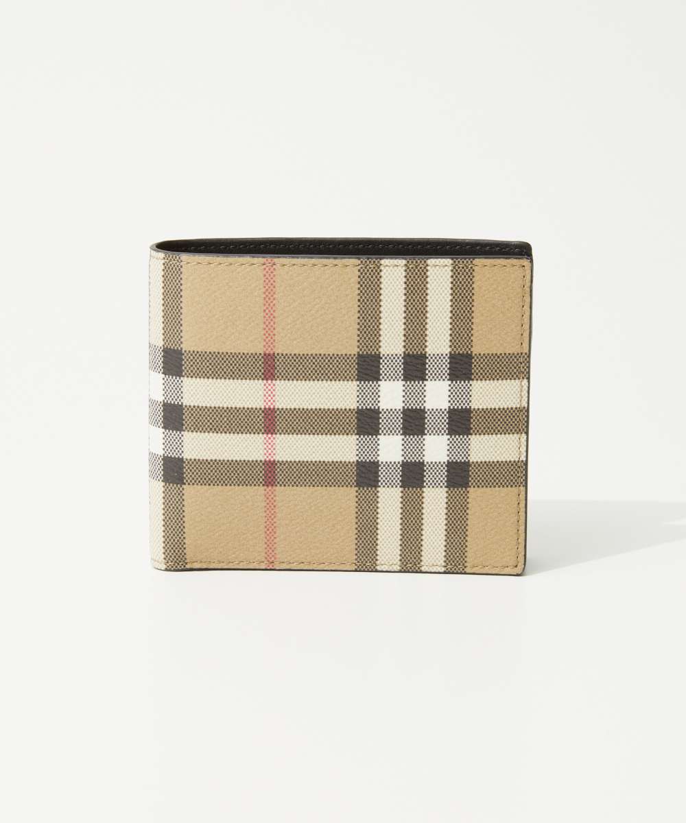 バーバリー BURBERRY 8084169 二つ折り財布 メンズ 財布 ミニ財布 ヴィンテージチェック コンパクトウォレット ロゴ …