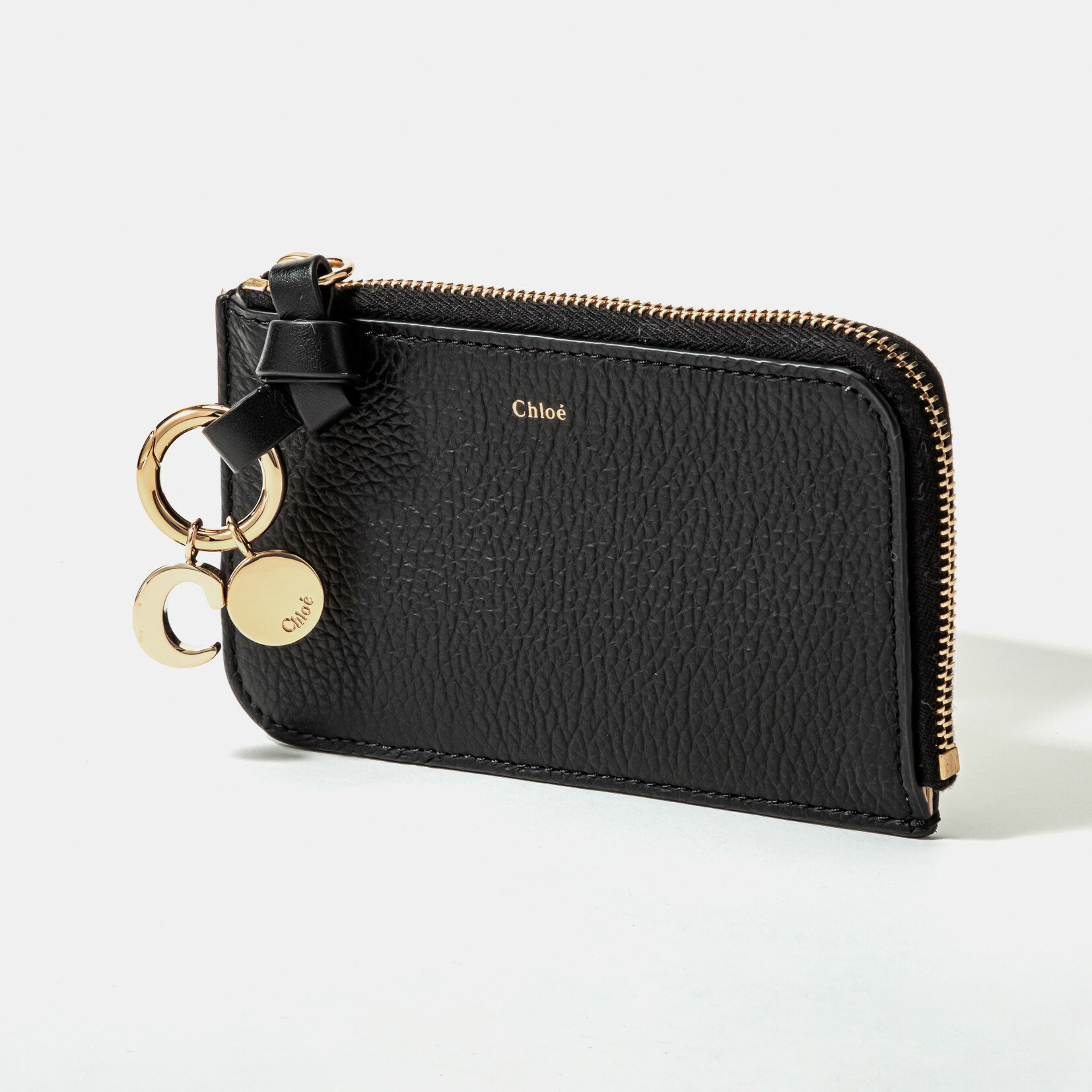 クロエ Chloe CHC21WP944F57 小銭入れ ALPHABET レディース 財布 カードケース アルファベット 無地 コインケース フラグメントケース ギフト ビジネス シンプル プレゼント お祝い 記念 通勤 通学 コンパクト SMALL PURSE ブラック イエロー 【SS10】