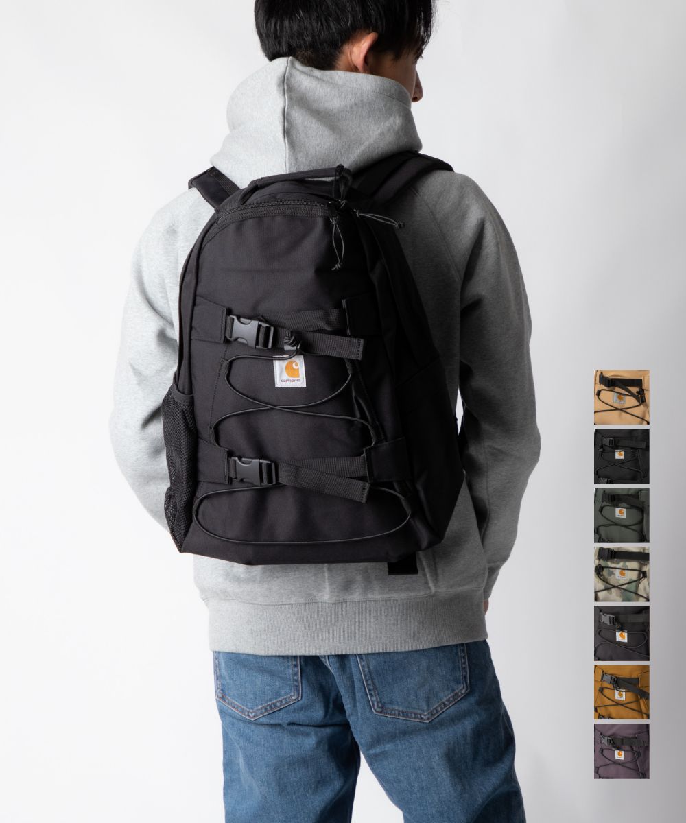 楽天U-STREAMカーハート Carhartt I006288 バックパック メンズ レディース バック デイパック リュックサック キックフリップ お出かけ 通勤 通学 旅行 軽量 カジュアル A4対応 アウトドア KICKFLIP BACKPACK ギフト プレゼント 誕生日 記念 アーティチョーク ブラック ブラウン