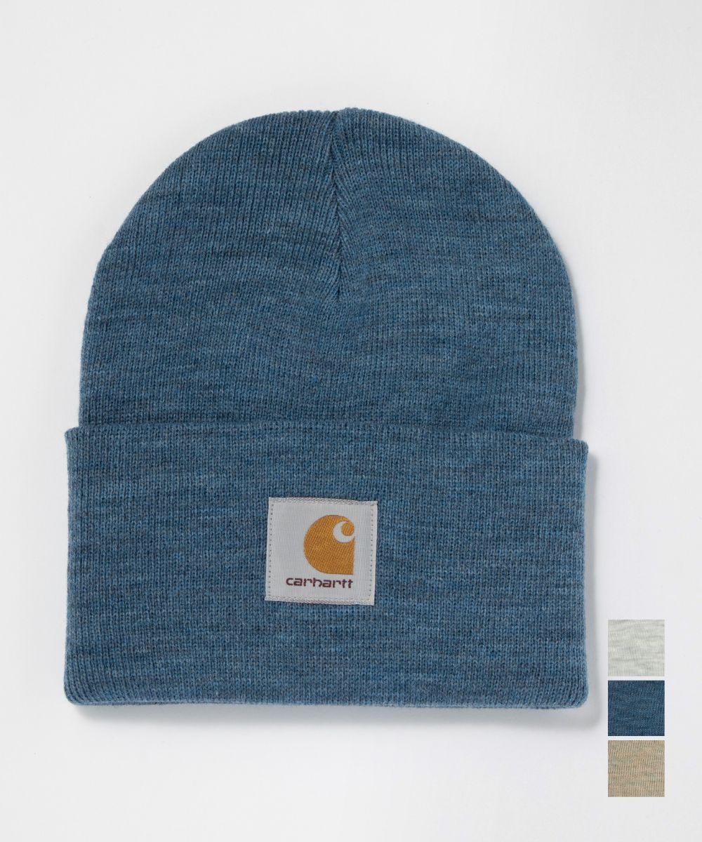 カーハート Carhartt I020175 ニット帽 メンズ レディース 帽子 ビーニー帽 アクリル ウォッチ ハット WIP ACRYLIC WATCH HAT カジュアル 定番 ユニセックス キャップ シンプル ジョギング アウトドア アクリル ストリート ぼうし ロゴ 秋冬 男女兼用 通勤 通学 A18 全3色