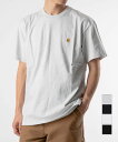 カーハート トップス メンズ カーハート Carhartt I026391 Tシャツ メンズ トップス 半袖 ショートスリーブ チェイス カジュアル クルーネック S/S CHASE T-SHIRT シンプル ルーズフィット コットン ロゴ プレゼント ギフト お出かけ 00FXX 00HXX ブラック ホワイト ダークネイビー XS S M L XL XXL