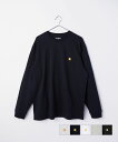 カーハート Tシャツ メンズ カーハート Carhartt I026392 Tシャツ メンズ トップス 長袖 ロングスリーブ チェイス WIP L/S CHASE T-SHIRT カジュアル シンプル ロンT コットン カットソー 綿 プレゼント ギフト 通勤 通学 ブラック グレーヘザー ホワイト ネイビー XS S M L XL XXL