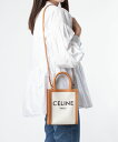 セリーヌ 帆布・キャンバスバッグ レディース セリーヌ CELINE 19330 ショルダーバッグ レディース バッグ ミニ バーティカル カバ ハンドバッグ 斜め掛け 肩掛け プリントキャンバス ロゴ 鞄 プレゼント ギフト MINI CABAS VERTICAL ナチュラル×タン