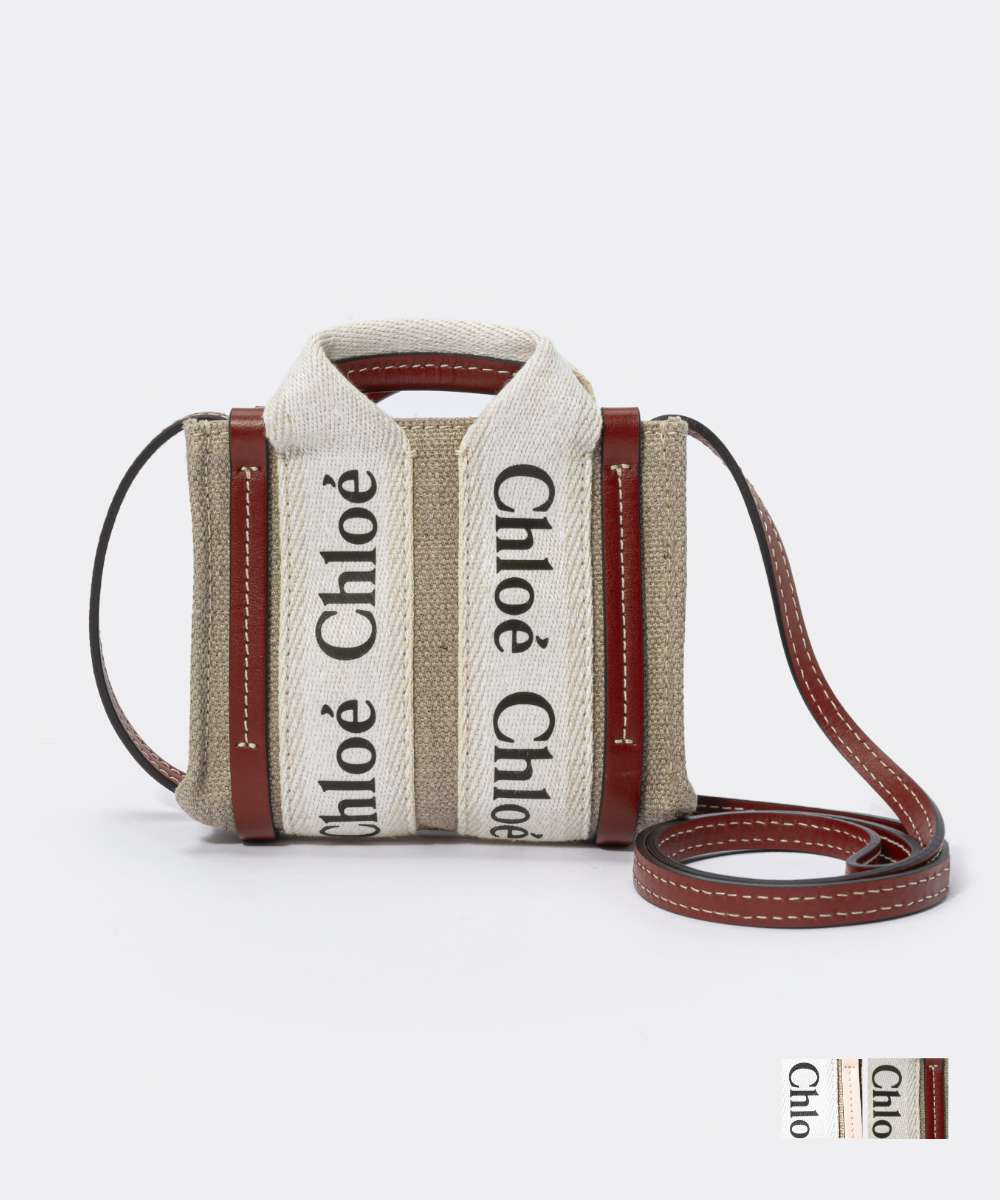 クロエ Chloe CHC22AP235I26 トートバッグ レディース バッグ WOODY ナノ ウッディ 手提げバッグ シンプル プレゼント A4収納 お祝い 記念 お出かけ トート ファッション ギフト 誕生日 記念日 全2色