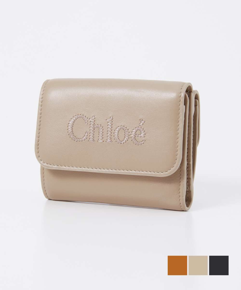 クロエ 財布（レディース） クロエ Chloe CHC23AP874I10 三つ折り財布 レディース 財布 ミニ財布 クロエ センス コンパクトウォレット レザー 折り畳み プレゼント ギフト 贈り物 キレカジ 記念 お祝い CHLOE SENSE 全3色