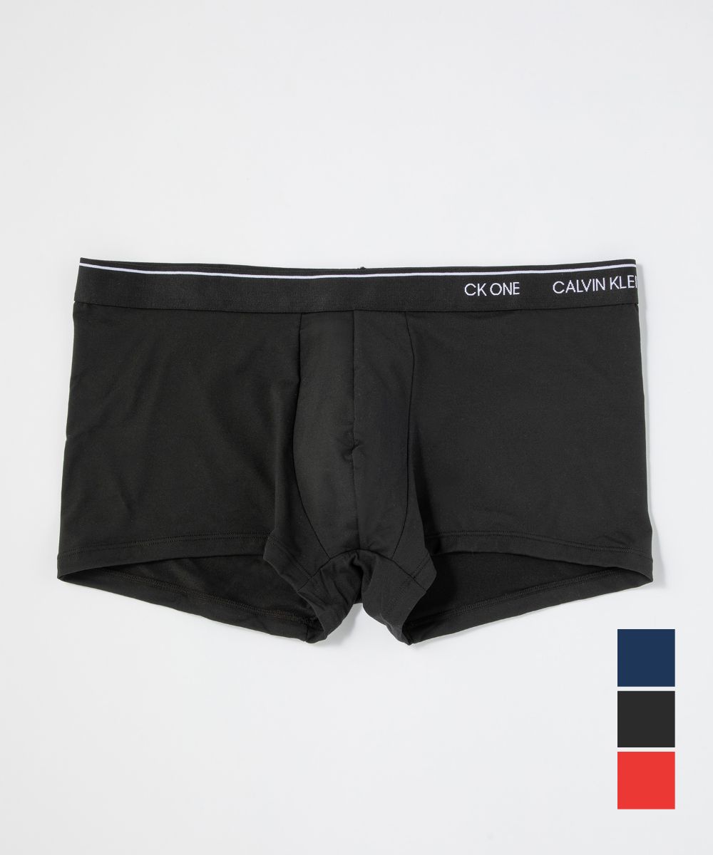 カルバン・クライン ＼12%OFF／ カルバンクライン Calvin Klein NB2225 ボクサー トランクス メンズ アンダーウェア シーケーワン マイクロ ローライズ 下着 シンプル 無地 プレゼント ギフト お祝い CK One Micro Low Rise Trunk レッド ブラック ブルー ロゴ S M L XL 返品交換対象外