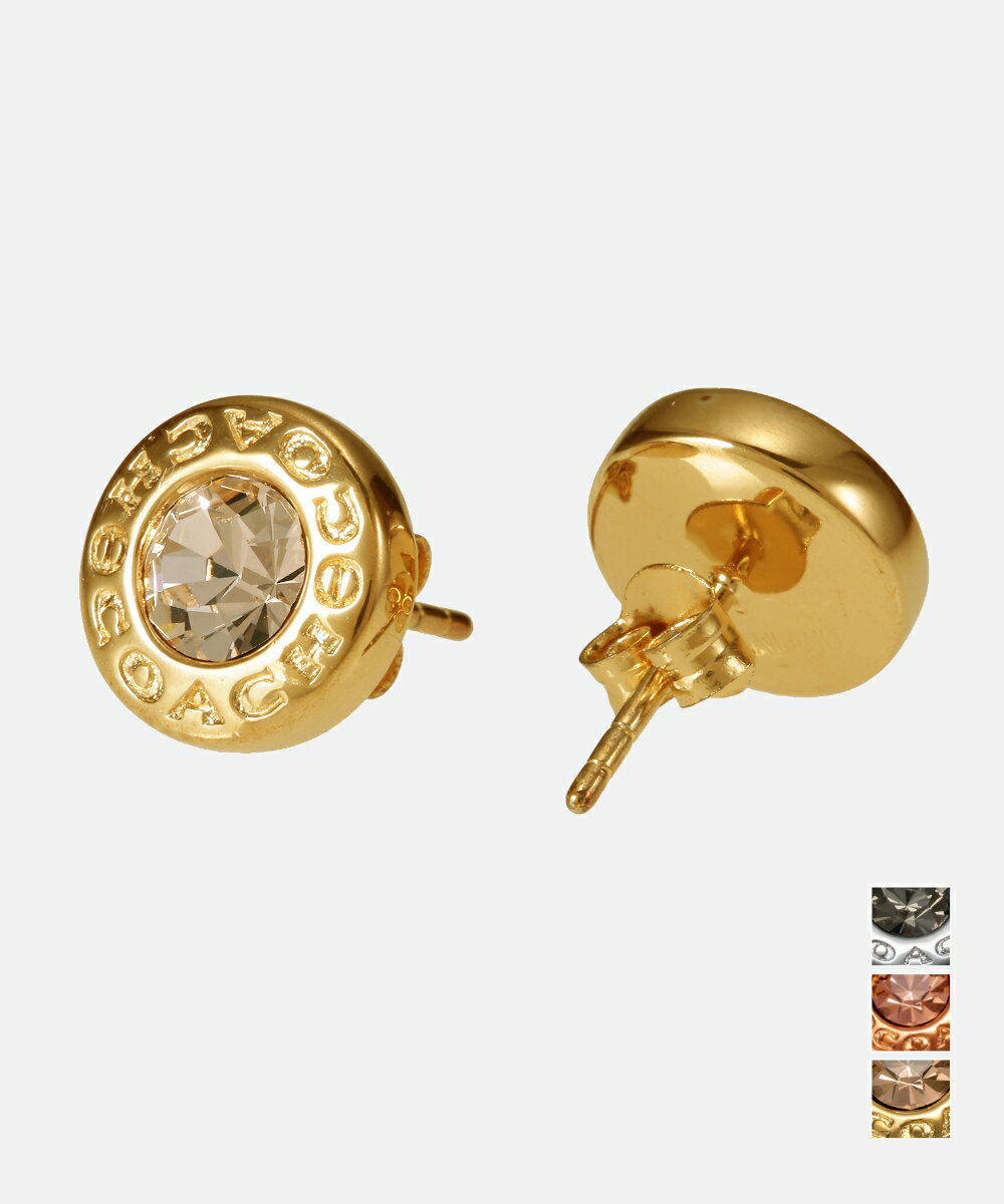 コーチ COACH F54516 ピアス Open Circle Stone Stud Earring レディース アクセサリー オープンサークル ジュエリー エレガント イヤリング カジュアル ギフト プレゼント お祝い 記念 かわいい おしゃれ イアリング コーチアウトレット ゴールド ローズゴールド シルバー