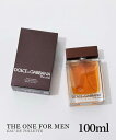 ドルチェ&ガッバーナ DOLCE&GABBANA ザ・ワン フォーメン EDT 100ml THE ONE MEN メンズ オードトワレ エキゾチック オリエンタル スパイシー ウッディ グレープフルーツ シダー モダン エレガント セクシー プレゼント ギフト 誕生日 フレグランス 香水