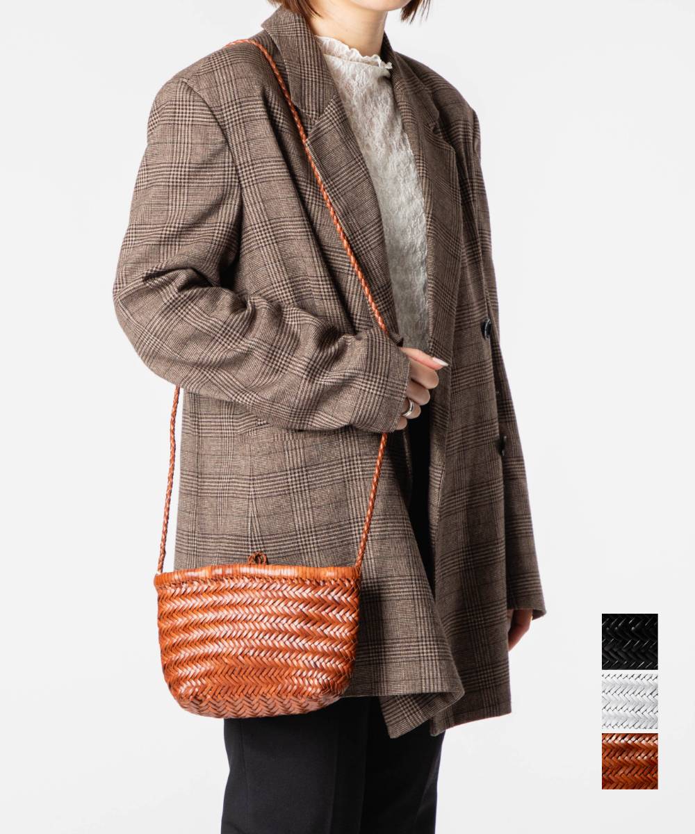 ドラゴンディフュージョン DRAGON DIFFUSION MINSU BAG ミンス 8938 ショルダーバッグ 編み込み レザー レディース バッグ