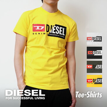 ディーゼル DIESEL Tシャツ 半袖 メンズ T-DIEGO-CUTY クルーネック トップス カットソー ブランド シャツ カジュアル 白 黒 S M L XL XXL 大きいサイズ ゆったり おしゃれ