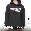 ディーゼル DIESEL S-GIRK-HOOD-CUTY パーカー メンズ フーディー トップス スウェット 長袖 トレーナー ロゴ プルオーバー ホワイト/ブラック/グレー S/M/L/XL A00339-0IAJH