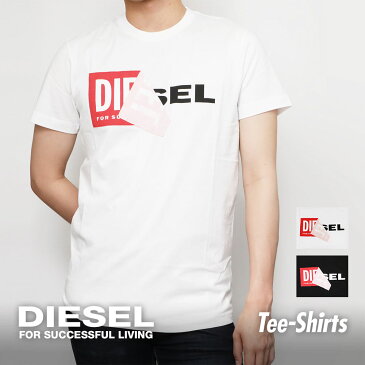 ディーゼル DIESEL T-DIEGO-QA MAGLIETTA メンズ Tシャツ トップス カットソー クルーネック ロゴ めくりT めくりロゴ ロゴTブランド ティーシャツ シャツ カジュアル