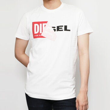 ディーゼル DIESEL T-DIEGO-QA MAGLIETTA メンズ Tシャツ トップス カットソー クルーネック ロゴ めくりT めくりロゴ ロゴTブランド ティーシャツ シャツ カジュアル