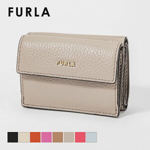 フルラ FURLA PCY9UNO-HSF000 三つ折り財布 レディース 財布 ミニ財布 レザー 小銭入れ コンパクトウォレット シンプル 小物 プレゼント お祝い 記念 コンパクト財布 ロゴ ブラック