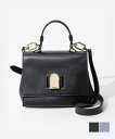 フルラ FURLA WB00610 BX0053 ハンドバッグ EMMA MINI TOP HANDLE レディース バッグ エマ ミニトップハンドル レザー カジュアル ショルダーバッグ ロゴ シンプル お出かけ プレゼント お祝い ブラック / セレスティアル / アルテミシア