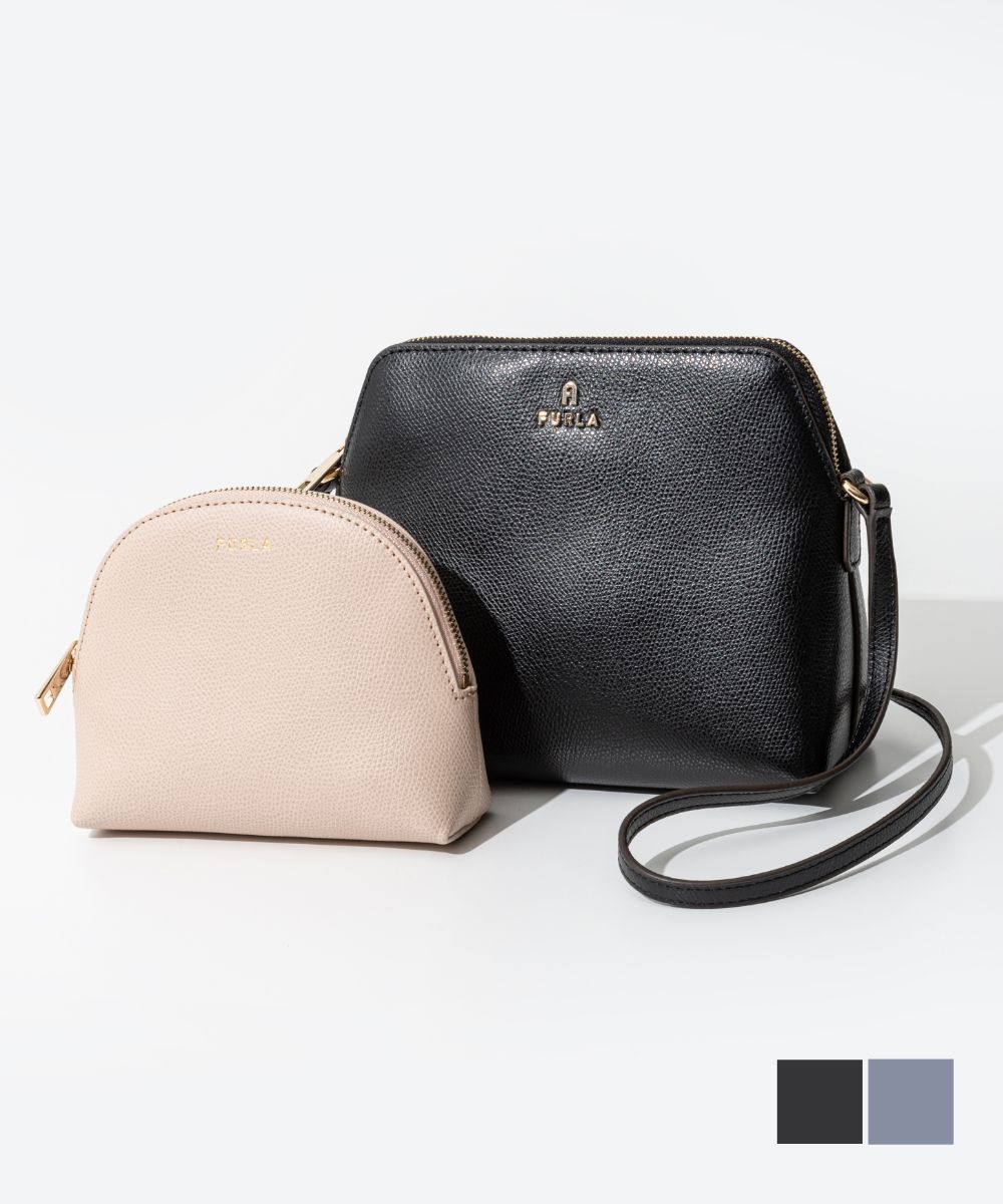 フルラ ショルダーバッグ（レディース） フルラ FURLA WE00454 ARE000 ショルダーバッグ CAMELIA MINI CROSSBODY SET レディース バッグ カメリア ミニクロスボディ ポーチ レザー 斜め掛け カジュアル プレゼント お出かけ 誕生日 オシャレ ギフト 本革 鞄