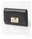 フルラ FURLA WP00225 ARE000 三つ折り財布 1927 M COMPACT WALLET レディース 財布 ミニ財布 レザー 折財布 小銭入れ シンプル 記念 コンパクトウォレット 折りたたみ ギフト プレゼント お祝い ブラック / アルテミシア / バレリーナ 2