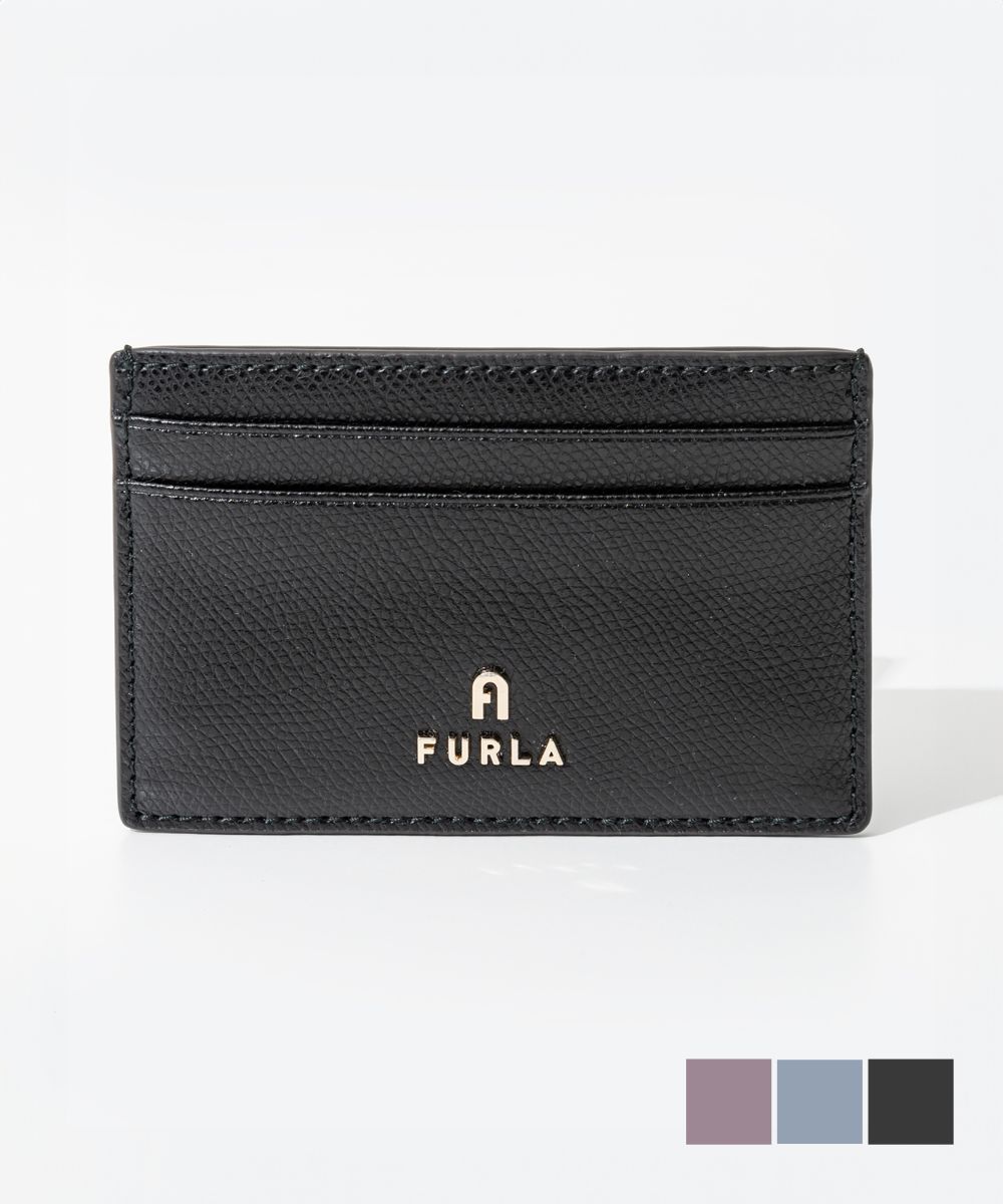 フルラ ギフト フルラ FURLA WP00305 ARE000 カードケース CAMELIA S CARD CASE レディース ファッション小物 カメリア Sサイズ レザー ビジネス シンプル パスケース ホルダー 定期入れ プレゼント お祝い 通勤 無地 ギフト 誕生日 記念 オーラ / セレスティアル / ブラック