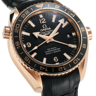オメガ OMEGA シーマスター プラネットオーシャン メンズ 時計 腕時計 OMS-23263442201001 高級腕時計 ブランド スイス とけい ウォッチ 新品 PURE GOLD WATCH アリゲーター革ベルト 金無垢