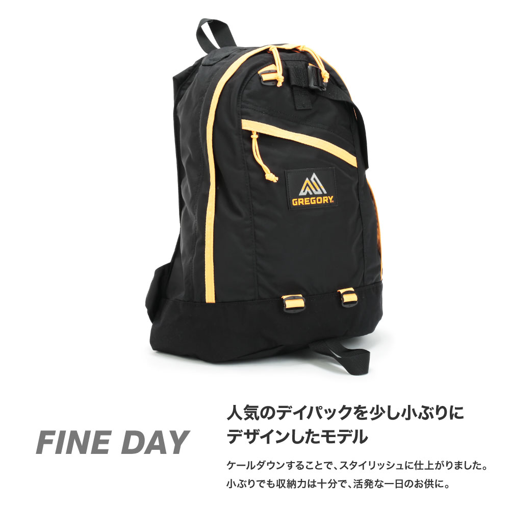 グレゴリー GREGORY FINEDAY バックパック リュック バッグ ファインデイ 小ぶりのデイパック リュックサック メンズ レディース アウトドア バッグ