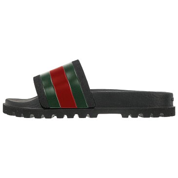 【500円OFFクーポン配布中!11日1:59迄】グッチ GUCCI サンダル メンズ シューズ 429469-GIB10 -1098 429469-GIB10-9079 ウェブライン ラグジュアリー ブランド ビーチサンダル シャワーサンダル 25.0cm 〜 28.0cm ブラック ホワイト