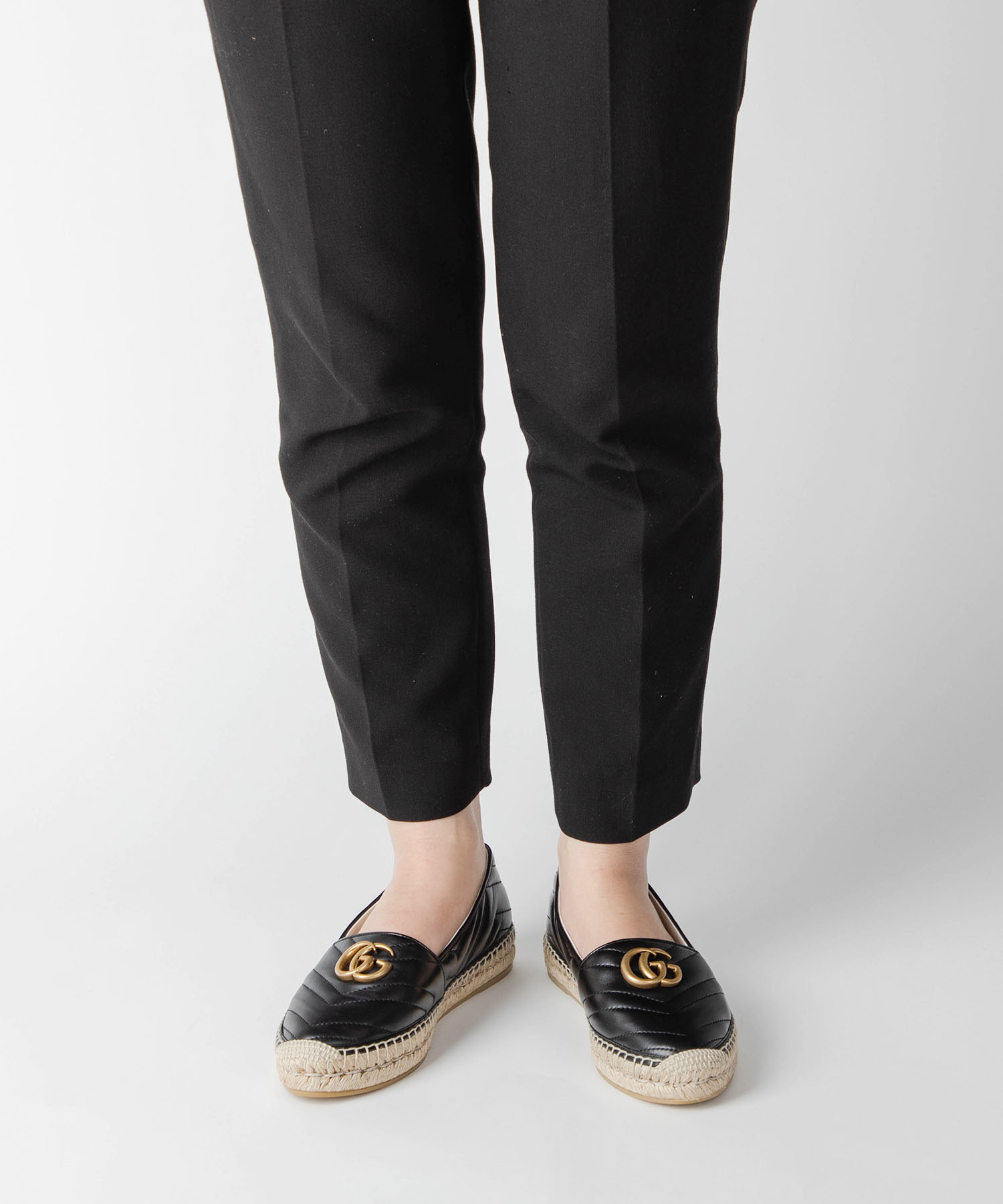グッチ GUCCI 551890 BKO00 サンダル レディース シューズ スニーカー ダブルG付き...