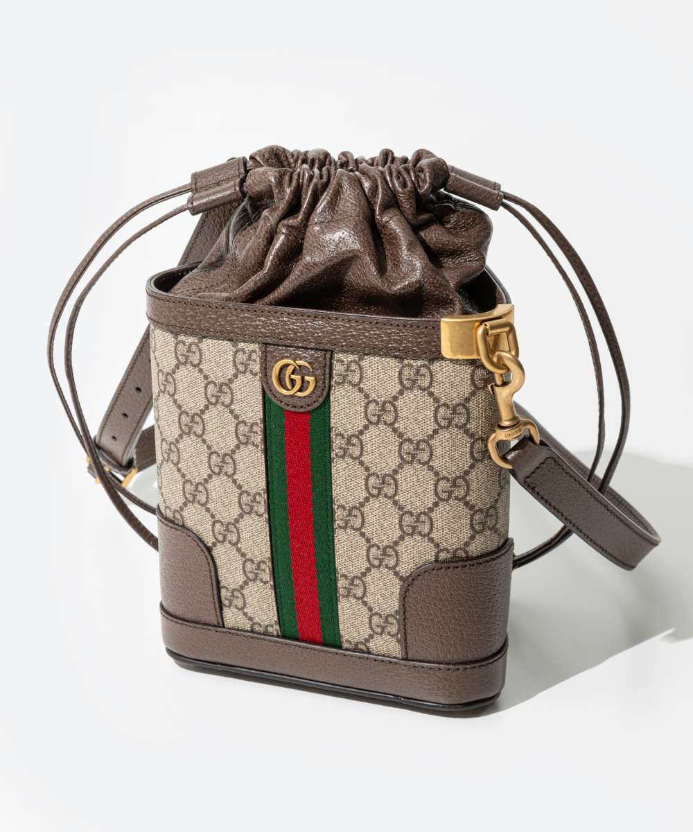 グッチ ハンドバッグ グッチ GUCCI 752583 9AADO ハンドバッグ SHOULD T.GG SUP/DOLL.PIG/NS GU レディース バッグ オフィディア GGスプリーム キャンバス バケツ型バッグ ロゴ ショルダーバッグ プレゼント ギフト ベージュ×エボニー