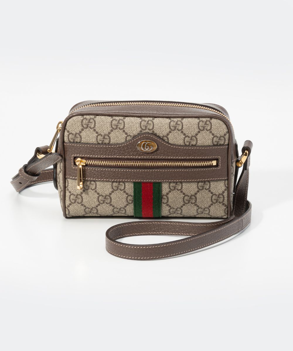 グッチ GUCCI 517350 96IWS ショルダーバッグ ITEM C/T.OPHIDIA T.GG SUP/DOLL レディース バッグ 斜め掛け オフィディア ミニバッグ GGスプリーム キャンバス ロゴ 軽量 肩掛け プレゼント ギフト ベージュ×ブラウン