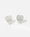 ハート グッチ GUCCI 223990 J8400 ピアス EARRINGS WITH GUCCI TRADEMARK ENGRAVED HEART SHAPE IN STERLING SILVER レディース アクセサリー ハート モチーフ スタッズピアス シンプル ジュエリー ロゴ刻印 ギフト プレゼント お祝い 記念 シルバー