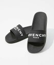 ジバンシィ GIVENCHY SLIDE SANDALS ブランドロゴ フラット サンダル ラバー BH301TH1H4 シャワーサンダル メンズ シューズ(4)