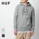 楽天U-STREAMハフ HUF パーカー PF00098 メンズ トップス 長袖 フード ESSENTIALS BOX LOGO P/O HOODIE エッセンシャルズ ボックス ロゴ プルオーバーフーディ 黒 白 カジュアル 裏起毛 シンプル ブラック ホワイト グレー S M L XL