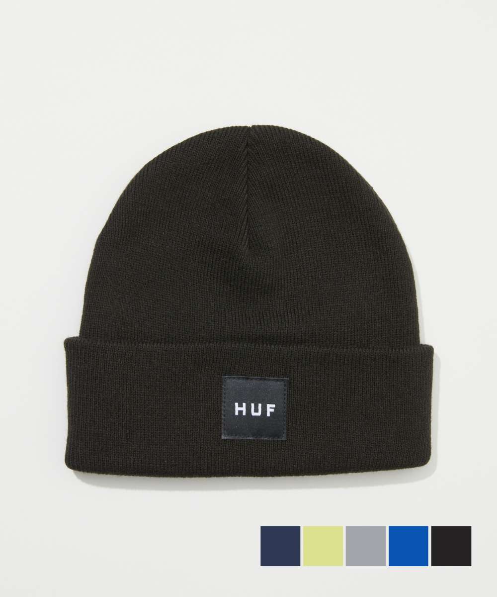 ハフ HUF SET BOX BEANIE BN00135 ユニセックス 帽子 ニット帽 ハフ セット ボックス ビーニー ニットキャップ LOGO ラベル ロゴ シンプル キャップ ストリート スケボー カジュアル ブランド アメリカ ニット