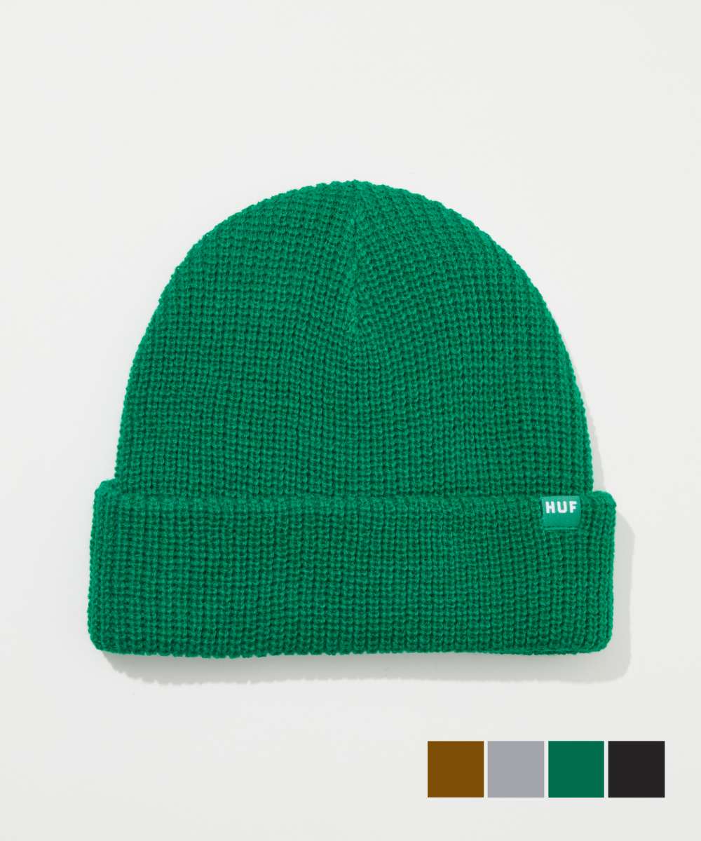 ハフ HUF SET USUAL BEANIE BN00134 ユニセックス 帽子 ニット帽 ハフ セット ユージュアル ビーニー ニットキャップ LOGO ラベル ロゴ シンプル キャップ ストリート スケボー カジュアル ブランド アメリカ ニット