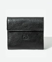 イル ビゾンテ ミニ財布 レディース イル ビゾンテ IL BISONTE SMW022 PV0005 二つ折り財布 Medium Wallet Classic メンズ レディース 財布 二つ折り ミニ財布 小銭入れ ウォレット シンプル レザー 本革 ロゴ 折りたたみ財布 プレゼント お祝い 記念 コンパクト 無地 ブラック