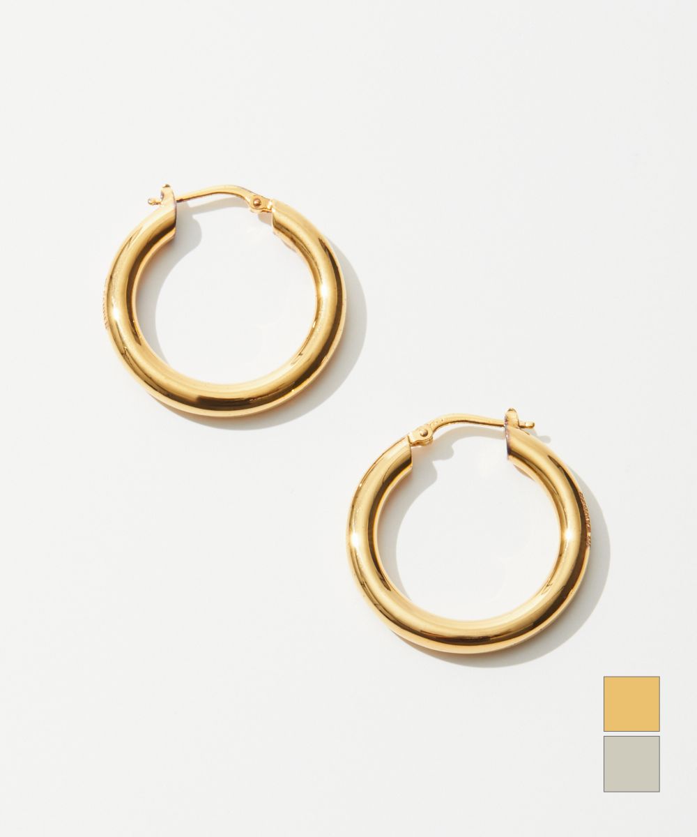 樂天商城 - ジルサンダー JIL SANDER J11VG0001 J12002 ピアス レディース アクセサリー フープピアス イヤリング シルバー925 silver925 ジュエリー カジュアル ギフト プレゼント ロゴ お祝い 記念 かわいい おしゃれ イアリング CLASSIC EARRINGS シルバー ゴールド