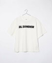 ジルサンダー JIL SANDER J21GC0001 J45148 Tシャツ メンズ トップス 半袖 クルーネック ロゴT カジュアル シンプル コットン カットソー 綿 T-SHIRT SS ポーセリン S M L XL