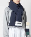 ジルサンダー マフラー レディース ジルサンダー プラス JIL SANDER+ J40TE0002 J70008 マフラー メンズ レディース ファッション小物 ダウンスカーフ DOWN SCARF ブランドロゴラベル スカーフ おしゃれ 秋冬 防寒 暖かい ダークグリーン ミッドナイト