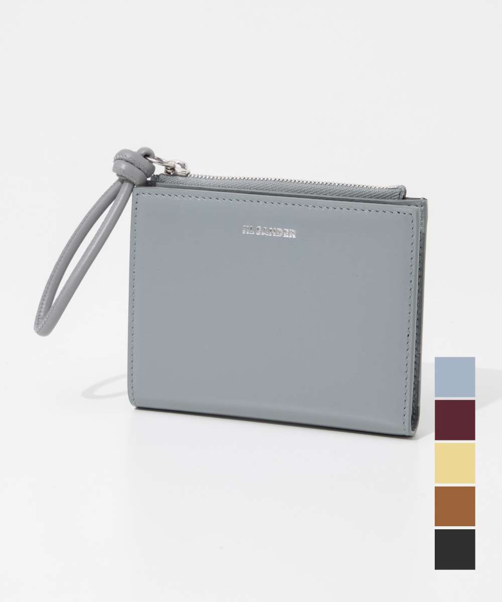 【10日限定★エントリーで最大100％ポイントバック！当選確率1/2 】 ジルサンダー JIL SANDER MINI FRENCH WALLET GIRO ミニ フレンチ ウォレット ジロ J07UI0016 P4841 J07UI0016 P5354 二つ折り財布 レディース 財布
