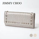 ジミーチュウ 長財布 レディース ジミーチュウ JIMMY CHOO NINO UUR 長財布 ニノ レディース 財布 ロングウォレット ファッション レザー 本革 メタリック ロゴ スタースタッズ プレゼント 小物 ブランド おしゃれ ギフト 誕生日 シンプル お祝い 記念 ブラック ガンメタル ライトゴールド